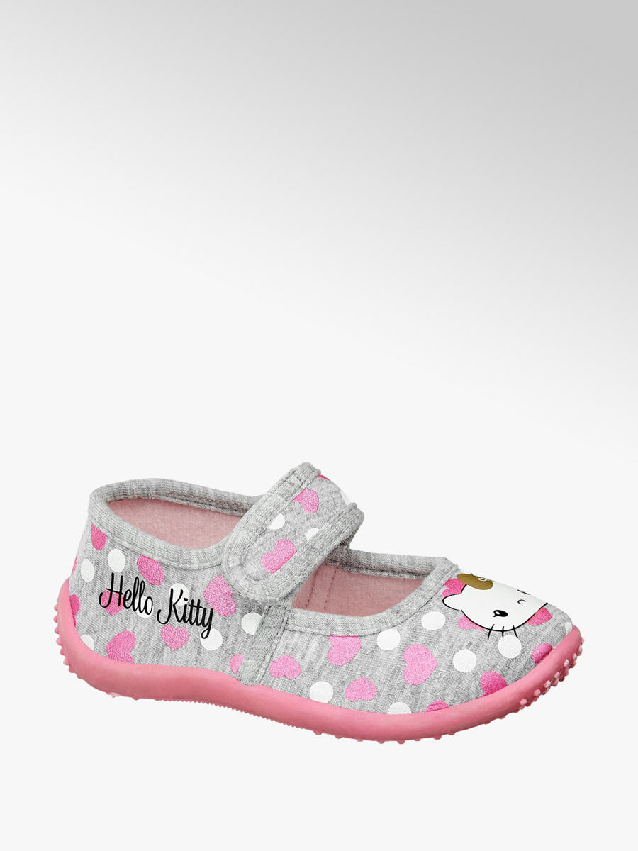 Mädchen Hausschuhe von HELLO KITTY in grau Mädchen Hausschuhe von HELLO KITTY in grau